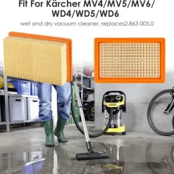 HEPA-filter til Kärcher NT25/NT35/NT45 2-pak