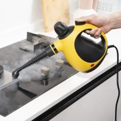 Hjemmerenser, 1050W med 9 tilbehør, 250 ml-CJY Steam Cleaner