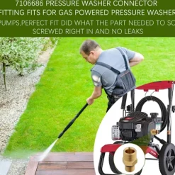 Højflow Vandpumpeadapter Egnet til Gasdrevne Rengøringsmaskiner