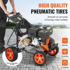 Højtryk rengøringsmiddel - DUOKU - G250A - 4400 PSI - 15 L/min - Pumpe i Kobber