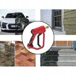 Højtrykspistol Rød 4000 PSI M22 – Ergonomisk Håndtag | Hurtigkobling 1/4” | Kompatibel med Nilfisk C110, C120