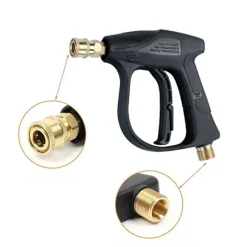 Højtryksrenserpistol med 5 dyseender - Kort pistol