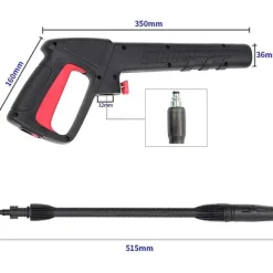 Højtryksvandpistol til bilvasker AR/Black&Deck/Bosch AQTA justerbar vandpistol skumpistol (FMY)