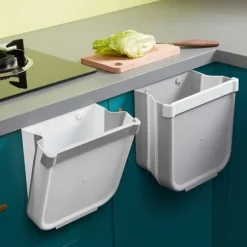 Hængbar skraldespand - foldbar White