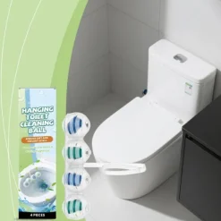 Hængende Toiletrensningskugle - Fjerner Pletter, Kalk og Lugt - Ingen Skrubning Nødvendig - Toiletrensningskugle til Husholdningen