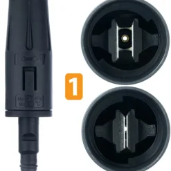 Hojtrykspistol PZWKC med Vario-Lanse – Click Connect | 150 Bar | Reservedel til Karcher K2, K4, K5