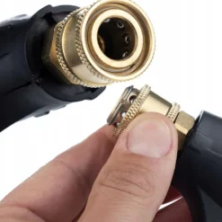 Hojtryksrenserpistol 4350PSI 22Mm med Skumkanon 1000Ml – Ergonomisk | Hurtigkobling | Kompatibel med Karcher, Lavor