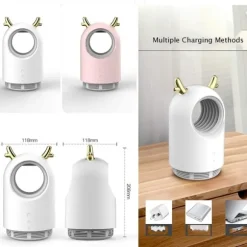 IC Indendørs USB Myggemorder Lampe Sikker for Børn og Giftfri