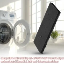 INF Filter til Tørretumbler 4-pak Whirlpool 481010716911 Svart Sort