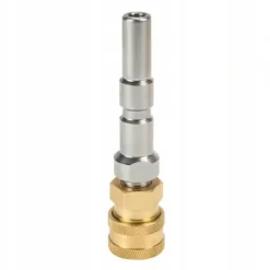 JetLink SteelConnect Adapter til Nilfisk – Hurtigkobling 1/4" | Rustfrit Stal & Messing | Kompatibel med Nilfisk C110, C120