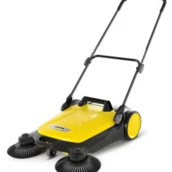 KARCHER S 4 Twin mekanisk fejemaskine - 20 L beholder - 2 sidebørster - 2400 m²/h Gul svart