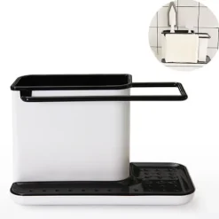 Køkkenvask Caddy Organizer, Svamp Holder Til Vask