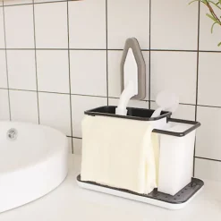 Køkkenvask Caddy Organizer, Svamp Holder Til Vask