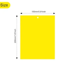 Klæbefælde til skadedyr Fluesnapper 20-pak Yellow 20x10 cm Yellow 20x10 cm