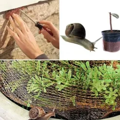 Kobbernet, 1 rulle med 6 meter kobbernet, kobbernet mod snegle, mus, fugle og nematoder, havebeskyttelse mod gnavere, strikket kobber