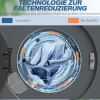 Kompakt tørretumbler, 4 kg kapacitet, 6 programmer, berøringskontrol
