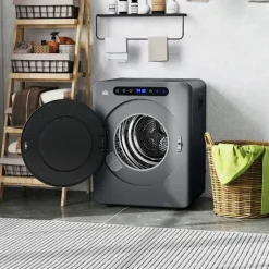 Kompakt tørretumbler, 4 kg kapacitet, 6 programmer, berøringskontrol