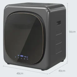 Kompakt tørretumbler med UV-sterilisering, 4 kg kapacitet