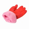 KZQ-Opvaskehandsker plus fløjl varme husholdningshandsker vinter latex pvc handsker lange rene vandtætte husholdningshandsker