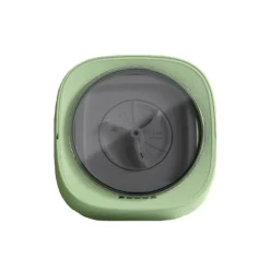 11L Foldbar Vaskemaskine med Ekstern Afløbsslange - Bærbar Mini Vaskemaskine & Centrifuge Green Green