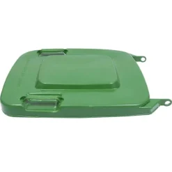 240L Låg til affaldsbeholder, erstatning til genbrugsspande – Materiale, nem installation Green 68.00X55.00X5.00CM