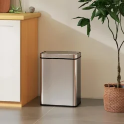 50L sensor skraldespand, rustfrit stål, lugtkontrol