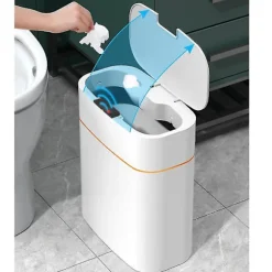 13l Smart Sensor Automatisk Skraldespand Hjem Inductions Skraldespand Toilet Vandafvisende Smal Søm Senso