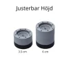 [LCS] Vibrationsdæmper Kompatibel med vaskemaskine / tørretumbler - Grå