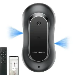 LIECTROUX Robot Vinduesvask YW810 - APP Kontrol - Dobbelt Sprøjtning - 10 Klude Svart