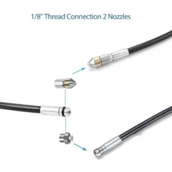 15m Rørrenser til Kärcher Højtryksrenser Bredere Professionel rørkompatibel K2-K7/HD/HDS 180bar 60c °