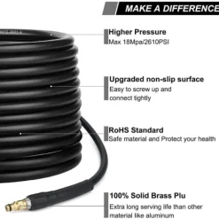 10m Trykspyler Slangeudskiftning til Karcher K-Serie K2, K3, K4, K5, K7, Klik-Type Hurtigkobling... (10)