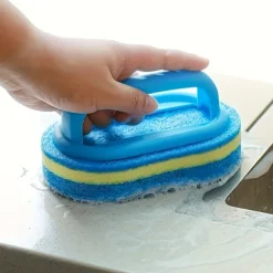 Magisk rengøringssvamp, multi-overfladeskrubber, ingen elektricitet 【Blå】
