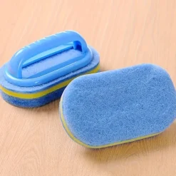 Magisk rengøringssvamp, multi-overfladeskrubber, ingen elektricitet 【Blå】