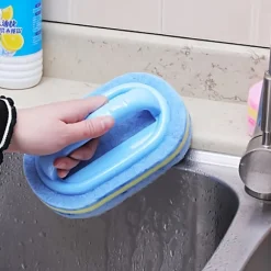 Magisk rengøringssvamp, multi-overfladeskrubber, ingen elektricitet 【Blå】