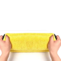 Microfiber Torkduk Superabsorberande fibrer Gul 30*30 CM