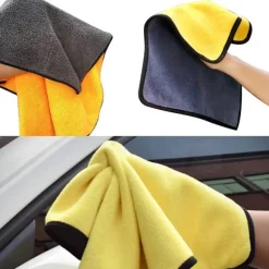 Microfiber Torkduk Superabsorberande fibrer Gul 30*30 CM