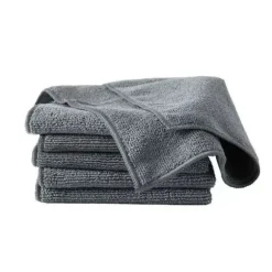 Mikrofiberklude Pakke med 8, Multifunktionelle Genanvendelige Rengøringsklude, Fnullerfri Stribe Fri Vaskbar Klud Støvkost til Hus, Vinduer 30 x 30 cm Grey 30cm*30cm | Fyndiq