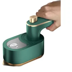 Mini Foldbar Håndholdt Steamer, 180° Roterende Dyse med Hurtig Opvarmning, Hurtig Rynkefjerner til Rejser, Kollegie, Grøn. Green