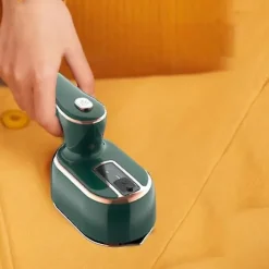 Mini Håndholdt Steamer Strygejern med Drejeligt Håndtag Tør Våd Brug Letvægts Bærbar Beklædningsdamper Strygemaskine purple EU Plug