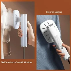 Mini Strygemaskine Håndholdt Dampstrygejern HVID White