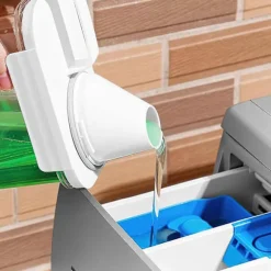 2300ML Opbevaring til vaskemiddel, Vaskemiddelbeholder Dosering Vaskemiddel Flydende vaskemiddel_yux
