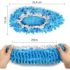 Moppe Sutsko, Kitteny 3 Par Multifunktionelle Mikrofiber Støvmoppe Sko Rengøringssutsko Til Hjemmet, 3 Farver 6 Stk