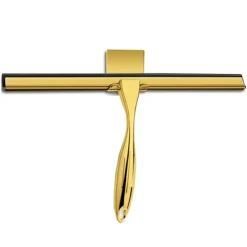 Multifunktionel bruseskraber velegnet til brusedøre, badeværelser, vinduer og bilruder - bronze, rustfrit stål, 25 cm gold