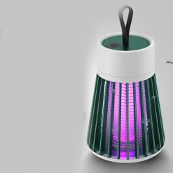 Myggebordlampe med lav støj, lav stråling, USB-opladning, multifunktionel, bærbar myggebordlampe til hjemmet og camping Green [Charging Model]