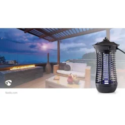 Myggefælde | 18 W | Lampe Type: 2G11 18W PL/BL | Effektiv rækkevidde: 150 m² | Sort