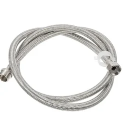 Opvaskemaskine Slangeforlænger Rustfrit Stål Flettet Vaskemaskine Slange Havesprinkler System 1/2 Tomme Gevind Anti-Eksplosion 1 Sæt Silver 151X2.4X2.2CM | Fyndiq