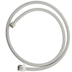 Opvaskemaskine Slangeforlænger Rustfrit Stål Flettet Vaskemaskine Slange Havesprinkler System 1/2 Tomme Gevind Anti-Eksplosion 1 Sæt Silver 151X2.4X2.2CM | Fyndiq