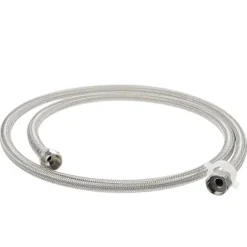 Opvaskemaskine Slangeforlænger Rustfrit Stål Flettet Vaskemaskine Slange Havesprinkler System 1/2 Tomme Gevind Anti-Eksplosion 1 Sæt Silver 151X2.4X2.2CM | Fyndiq