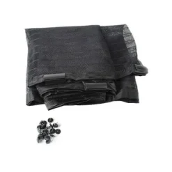2-Pack Myggnät för dörr med magnetstängning. 210cm x 100cm Black