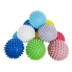 2-Pack Tørretumbler Bolde Tørretumbler Genanvendelig Vaskemaskine Bold Multicolor one size